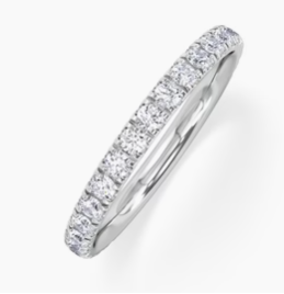Diamond set ring
