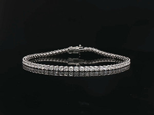 18K WG Lab Grown 3.00ct