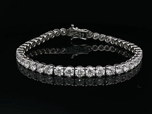 18K WG Lab Grown 11.00ct