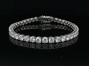 18K WG Lab Grown 12.00ct