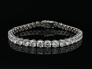18K WG Lab Grown 17.00ct