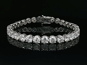 18K WG Lab Grown 22.00ct
