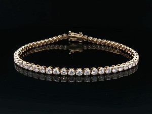 18K YG Lab Grown 3.00ct