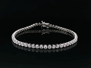 18K WG Lab Grown 3.00ct