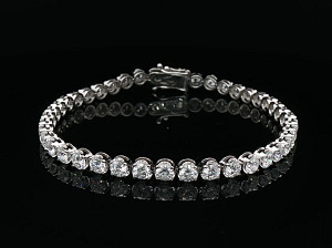 18K WG Lab Grown 7.00ct