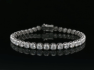 18K WG Lab Grown 8.00ct