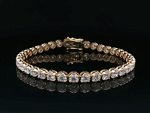 18K YG Lab Grown 8.00ct