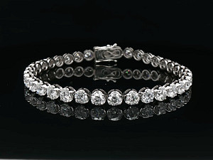 18K WG Lab Grown 10.00ct