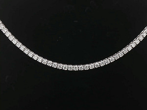 18K WG Lab Grown 9.00ct