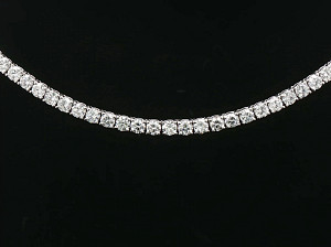 9K WG Lab Grown 17.00ct