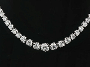 9K WG Lab Grown 16.00ct