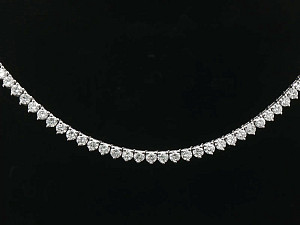 18K WG Lab Grown 12.00ct