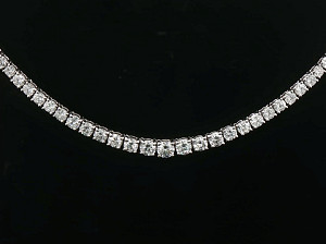 9K WG Lab Grown 7.00ct
