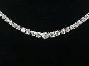 9K WG Lab Grown 12.00ct
