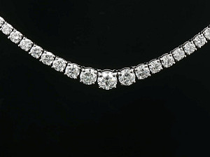 18K WG Lab Grown 15.00ct