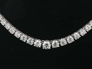 18K WG Lab Grown 25.00ct