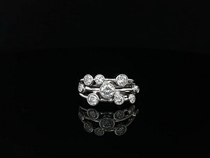 9K WG Lab Grown 1-1.99ct