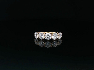 18K YG Lab Grown 3-3.99ct