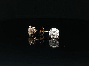 9K YG Lab Grown 4.00ct