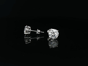 9K WG Lab Grown 3-3.99ct