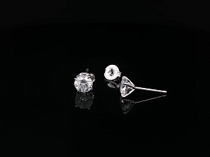 9K WG Lab Grown 1-1.99ct
