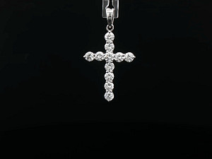 18K WG Lab Grown 0.90ct