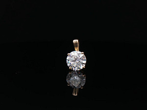 9K YG Lab Grown 3-3.99ct