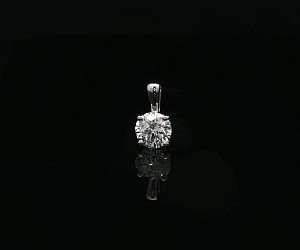 18K WG Lab Grown 0.90ct
