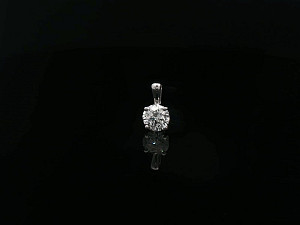 18K WG Lab Grown 0.80ct