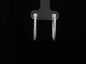 Round 18K WG Lab Grown 1-1.99ct
