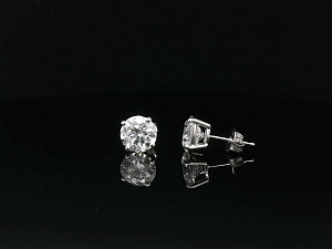 9K WG Lab Grown 4.00ct