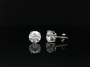 18K WG Lab Grown IGI 6.00ct