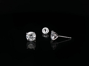 9K WG Lab Grown IGI 3-3.99ct