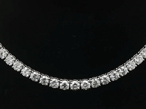 9K WG Lab Grown 40.00ct