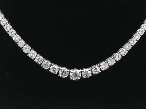 9K WG Lab Grown 21.00ct
