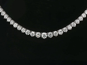 9K WG Lab Grown 11.00ct