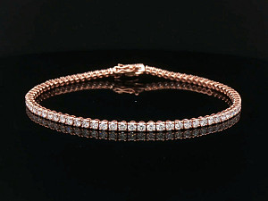 9K Rose Gold Lab Grown 3.00ct