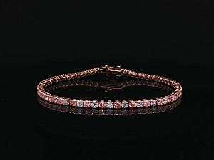 18K Rose Gold Lab Grown 4-4.99ct