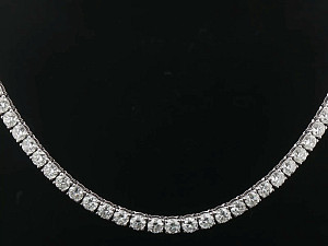 18K WG Natural Semi Set 11.00ct