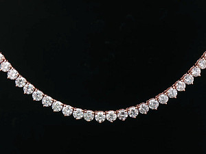 9K Rose Gold Lab Grown 25.00ct