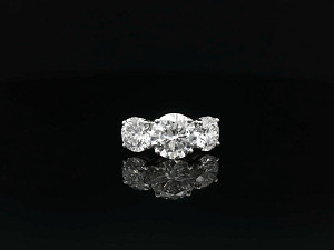 9K WG Lab Grown 6-6.99ct