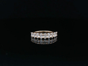 Oval 9K YG Lab Grown 1-1.99ct