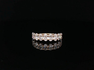 Oval 9K YG Lab Grown 2-2.99ct