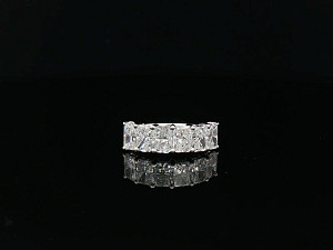 Radiant 9K WG Lab Grown 2-2.99ct