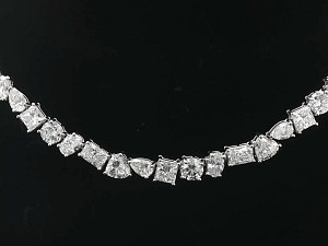 Multi Fancy Shape 9K WG Lab Grown 42.00ct
