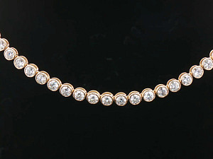 9K YG Lab Grown 11-11.99ct
